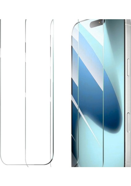 Iphone 17 Şeffaf Ekran Koruyucu Antisitatik Cam 360 Kaplama Darbelere Dayanıklı Esnek Cam Hd Görüntü Kalitesi