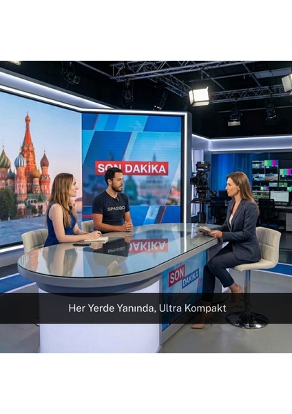 Dual Mic 2'li Kablosuz Yaka Mikrofonu Seti | 360° Ses Alımı & Gürültü Engelleyici | 20M Çekim