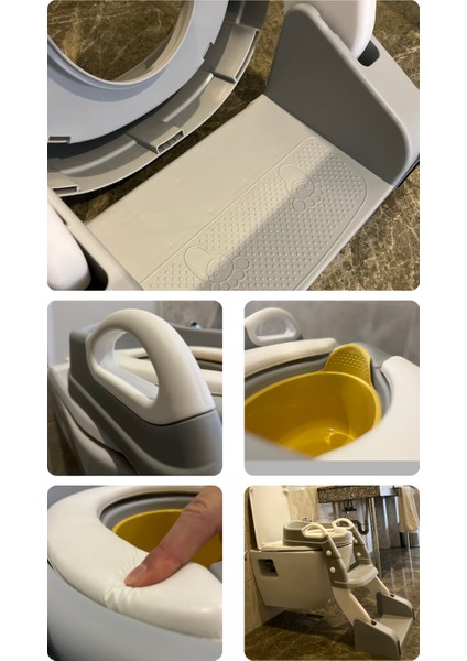 Latrina Çocuk Tuvaleti Lazımlık, Tuvalet Adaptörü , Merdivenli Tuvalet Eğitim Seti fiyatları