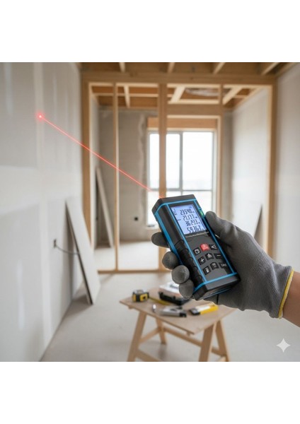 Buffer® Profesyonel 40 Metre Dijital Lazer Metre Ölçüm Cihazı-Lcd Ekranlı,su Terazili,pisagor Ölçüm Fonksiyonlu,20 Kayıt Hafızalı,hassas Lazer Ölçer fiyatları
