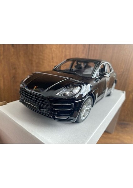 Porsche Macan Model Araba Diecast Porsche Araba Siyah Metal Kapıları Kaput Açılır fiyatları