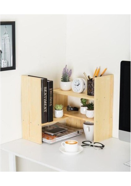 Natürel Ahşap 2 Modül Çok Amaçlı Raf, Banyo ve Mutfak Için Şık Tasarım fiyatları