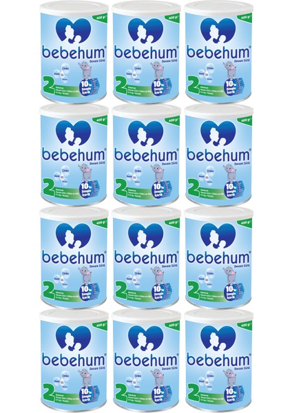 Teneke 2 Devam Sütü 400 gr 6-9 Ay X12 Adet