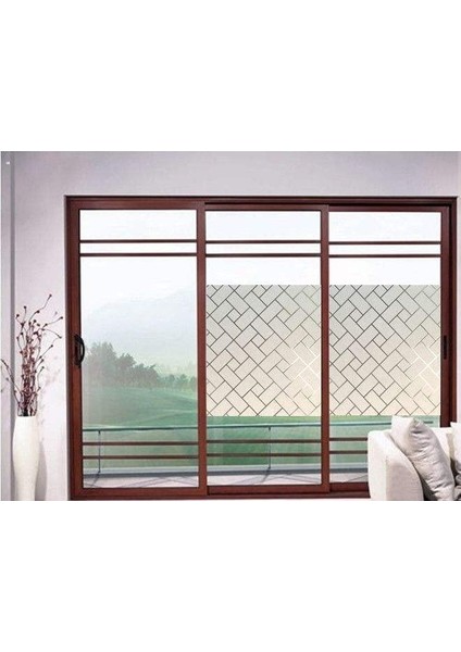 Statik Pencere Çıkartma Mesh 30 x 150 cm (Yurt Dışından) fırsatları