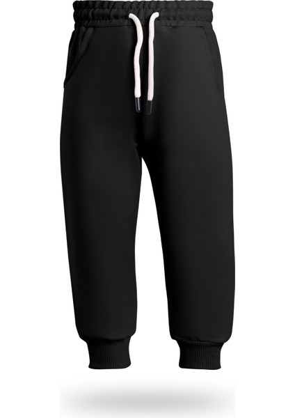 Erkek / Kız Çocuk Jogger Eşofman Altı Cepli Paçası Kaşkorseli