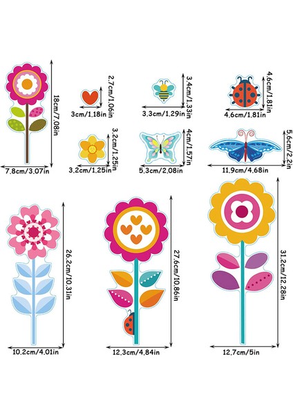 Çiçek Kelebek Statik Pencere Yapıştırması (Yurt Dışından) fiyatları