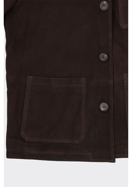 Kahve Deri Erkek Ceket modelleri