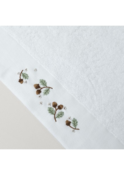 Chestnut Pamuk 50X85 cm Yüz Havlusu Beyaz fiyatları