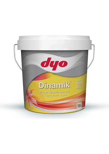 (7202) Zeytuni 15LT Dinamik Ipekmat Silikonlu Silinebilir Iç Cephe Duvar Boyası