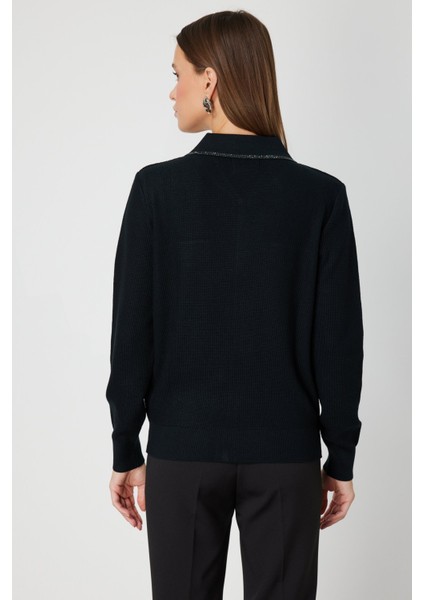 Taş Işlemeli Triko Hırka 65926 indirimleri