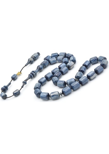 Usta Işi Imzalı Kapsül Kesim Lacivert Katalin Tesbih fırsatları