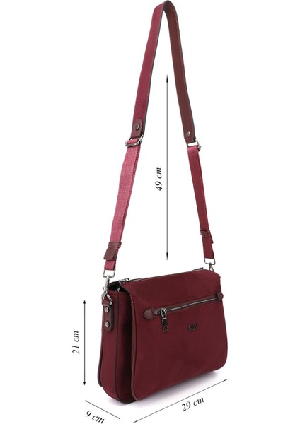 Kadın Bordo Süet Uzun Askılı Omuz Çantası fiyatları