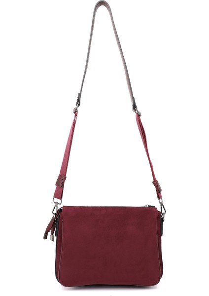 Kadın Bordo Süet Uzun Askılı Omuz Çantası fırsatları