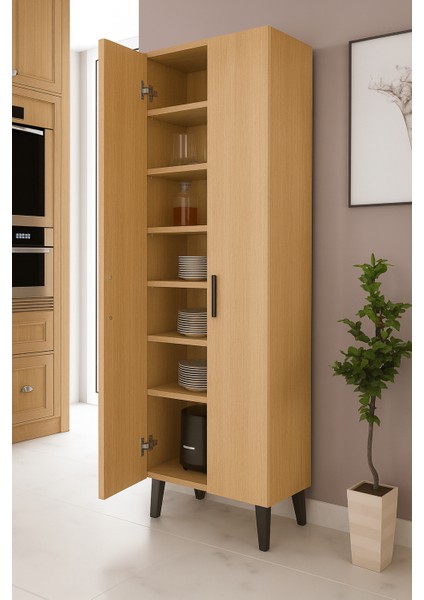 2 Kapaklı 8 Raflı Mutfak Dolabı | Banyo Dolabı | Kiler Dolabı - Sonomo fiyatları