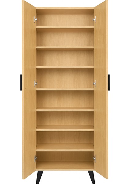 2 Kapaklı 8 Raflı Mutfak Dolabı | Banyo Dolabı | Kiler Dolabı - Sonomo modelleri