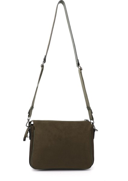 Kadın Haki Süet Uzun Askılı Omuz Çantası fırsatları