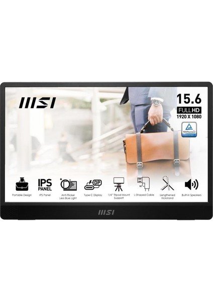Msı Pro MP161 E2 15.6" 4 Ms Full Hd IPS 60 Hz Taşınabilir Monitör Outlet