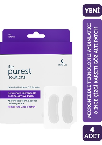 Microneedle Teknolojili Aydınlatıcı & Ince Çizgi Karşıtı Göz Altı Patch