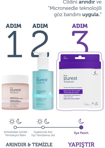 Microneedle Teknolojili Aydınlatıcı & Ince Çizgi Karşıtı Göz Altı Patch