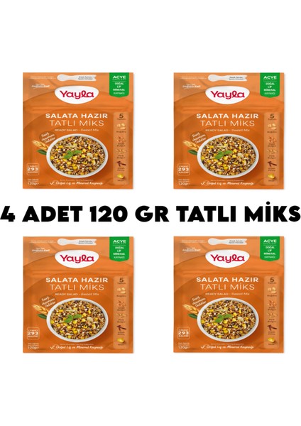 Tatlı Miks Hazır Salata x 4 Adet