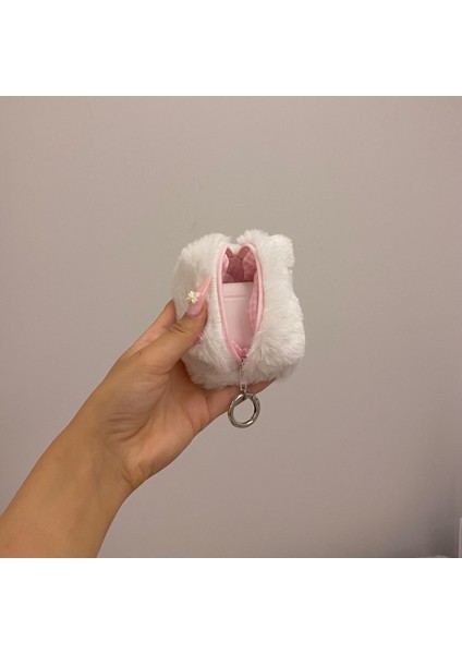Pofuduk Peluş Airpods Çanta Aksesuarı *renk ve Charm Süsü Seçenekleriyle* indirimleri