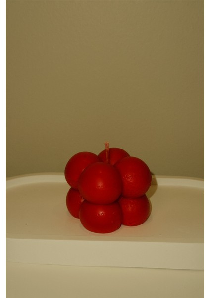 Premium Yılbaşı 4'lü Mum Seti | Kardan Adam, Çam Ağacı Bubble Mum Taş Tabak | Yeni Yıl Hediyelik indirimleri