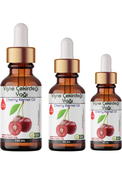 Vişne Çekirdeği Yağı - 100 ml (Soğuk Sıkım Yağ,buhardanlık Esansı,oda Kokusu) fiyatları