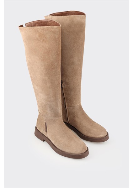 Vizon Deri Kadın Çizme fiyatları