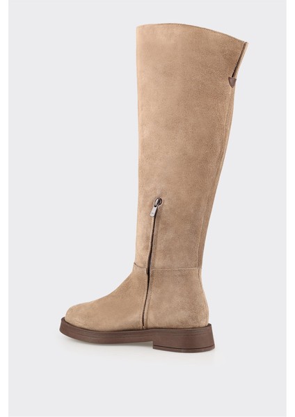 Vizon Deri Kadın Çizme modelleri