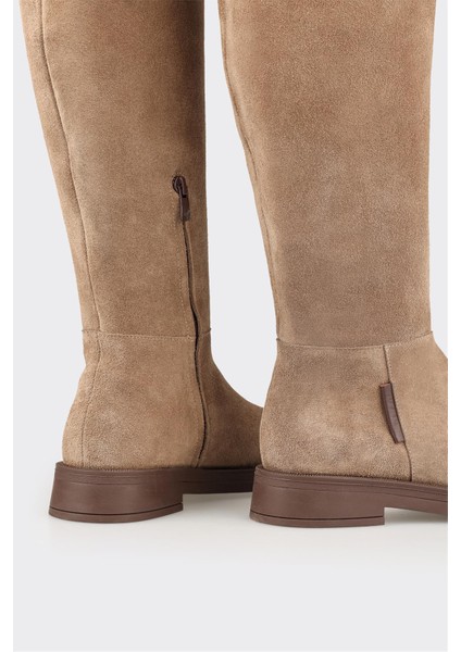 Vizon Deri Kadın Çizme fırsatları