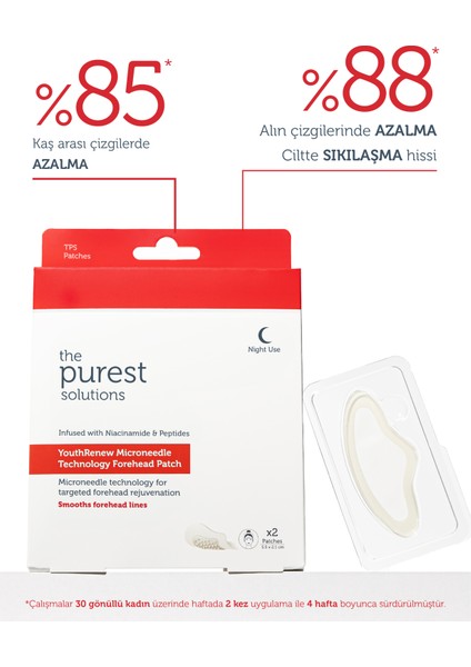 Microneedle Teknolojili Sıkılaştırıcı & Ince Çizgi Karşıtı Alın Bölgesi Patch indirimleri