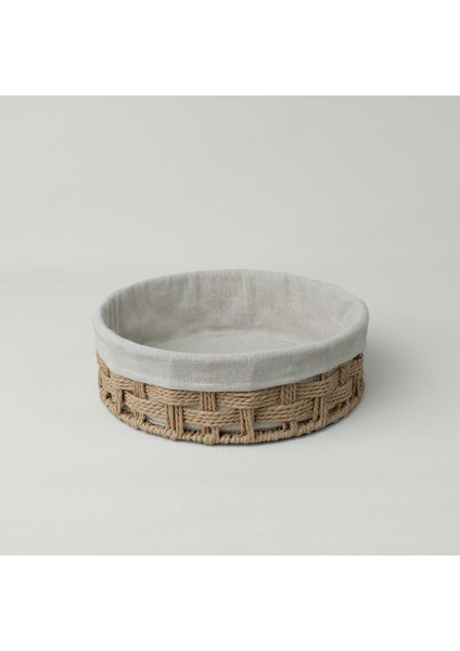 Tidy 29X10 cm Yuvarlak Sepet Naturel
