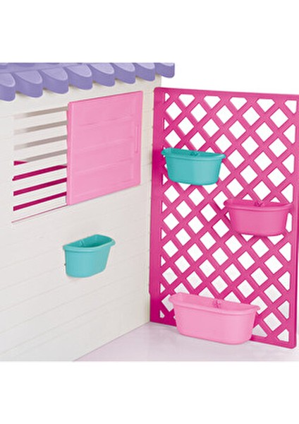 Aksesuarlı Zilli Oyun Evi Kız Çocuklar İçin İç Dış Mekan Kullanımına Uygun fırsatları