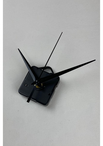 Saat Mekanizması, Akar Sessiz Duvar Saati Mekanizması, 14 mm Şaft (Set) Askılı