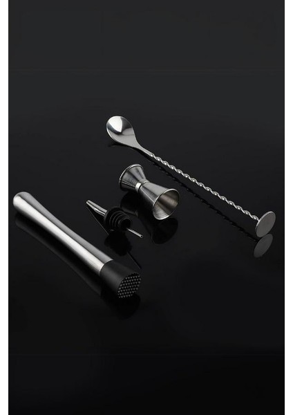 7 Parça Avantajlı Kokteyl Set Boston Shaker (750ml)