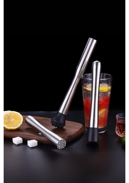 7 Parça Avantajlı Kokteyl Set Boston Shaker (750ml)