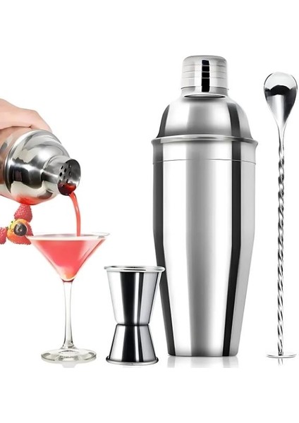 Kokteyl Shaker Seti 3 Parça