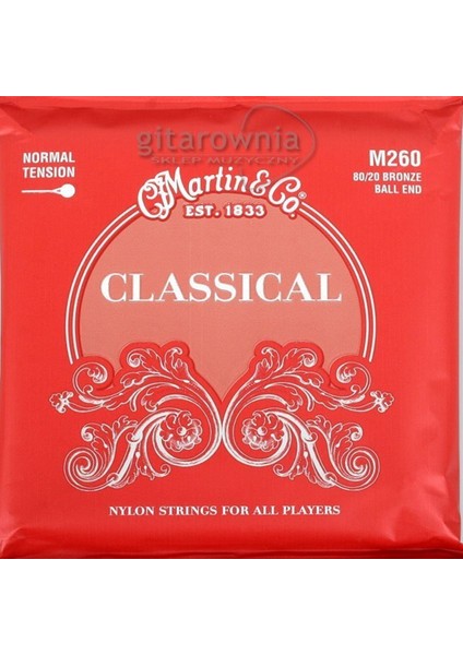 M260 Klasik Gitar Teli Normail Tansion
