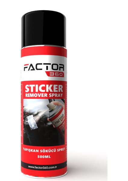 Otomobil Araç Yapışkan Etiket Sökücü Aerosol 500ML