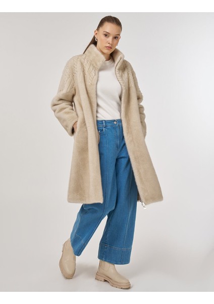 Dik Yaka Peluş Kaban 17014-26K