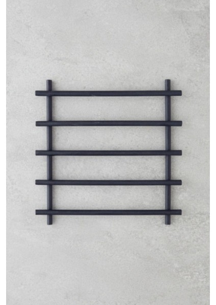 Siyah Fincanlıklı 4'lü Sofra Servis Sunum Seti