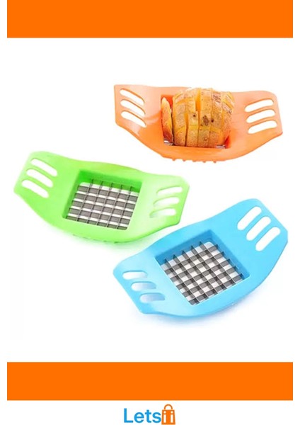 Pratik Patates Kesme Aleti Hızlı ve Düzenli Kesim Aracı indirimleri