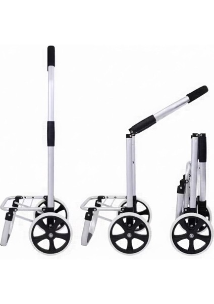 Buzluklu Termal Pazar Arabası – Katlanabilir Alüminyum Şase, Büyük Hacim, Sessiz Tekerlek indirimleri