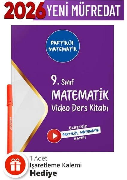 9. Sınıf Matematik Video Ders Kitabı + Hediyeli