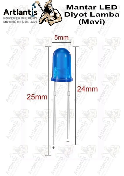 Mavi Mantar LED Diyot Lamba 50 Li 1 Paket Mavi 4.8 mm Mini Mantar LED Lamba Deney Bilim Proje Arduino Işığı fiyatları