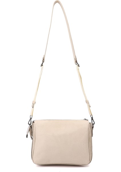 Kadın Bej Süet Uzun Askılı Omuz Çantası fırsatları