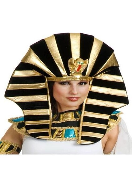Mısırlı Tutankamon Şapkası Kobra Yılan Figürlü fiyatları