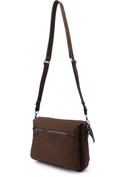 Kadın Kahve Süet Uzun Askılı Omuz Çantası modelleri