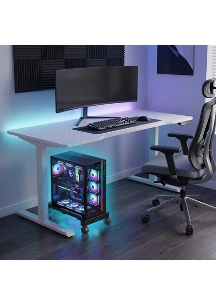 Roller Tekerli Bilgisayar Kasa Standı - Pc Stand - Siyah - Small - RLR5022BL fırsatları