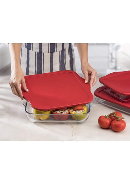 Kırmızı Kapaklı Kare Borcam 3200CC fiyatları